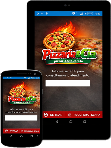 Sistema Pizzaria e Cia - App Mobile